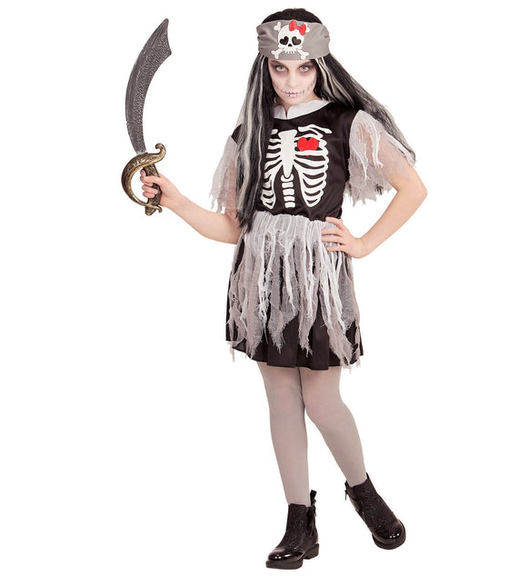 Robe d'Halloween Fille Pirate