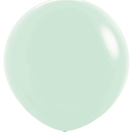 Ballons Pastel Vert Mat 91cm 2pcs