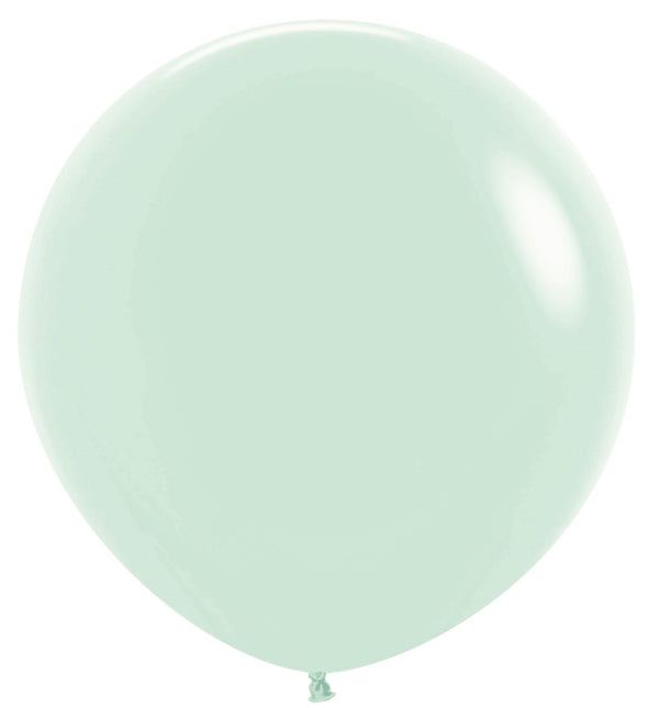 Ballons Pastel Vert Mat 91cm 2pcs