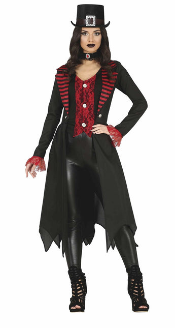 Costume d'Halloween Gothique Dames Rouge