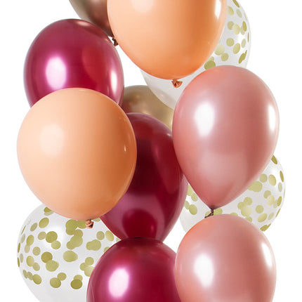 Jeu de ballons roses 30cm 12pcs