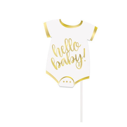 Photo Props Baby Shower Gold 10pcs