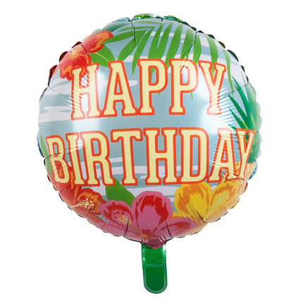 Happy Birthday Ballon à l'hélium double face vide 45cm