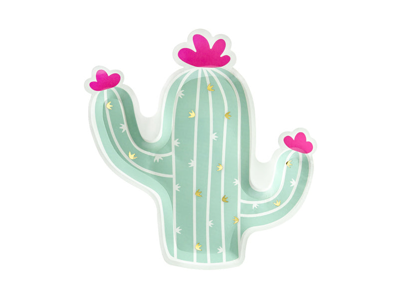 Assiettes Cactus 24cm 6pcs