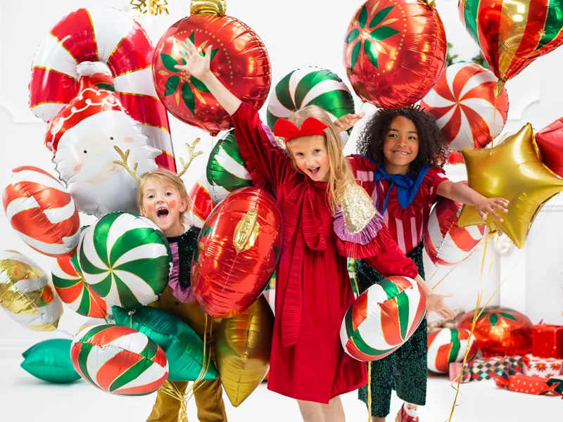 Ballon à l'hélium Père Noël vide 70cm