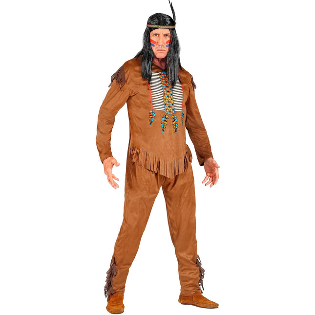 Costume indien Marron Hommes 3 pièces