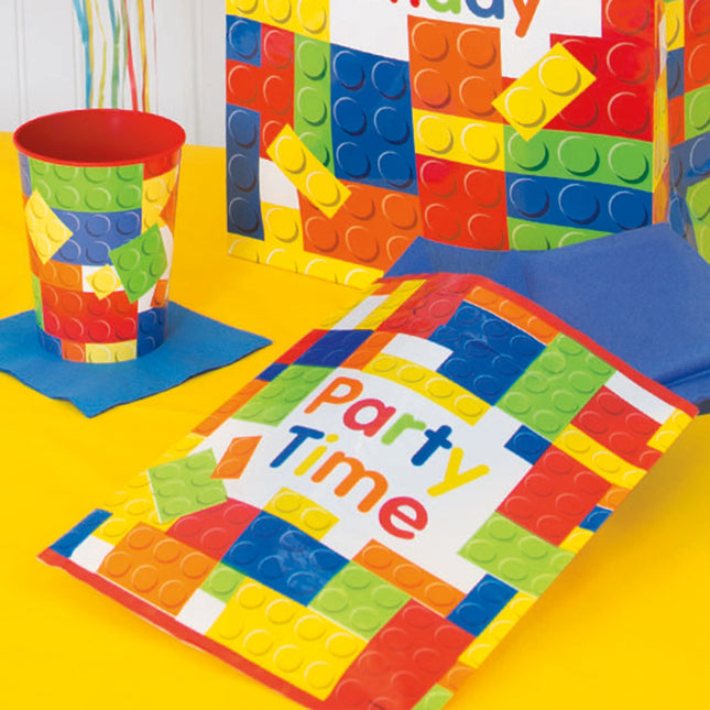 Blocs de construction Sacs de partage pour anniversaire 8pcs