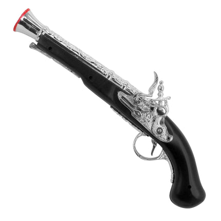 Pistolet Pirate Faux Pistolet Noir Argent