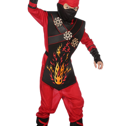 Combinaison Ninja Enfant Feu