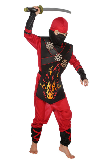 Combinaison Ninja Enfant Feu