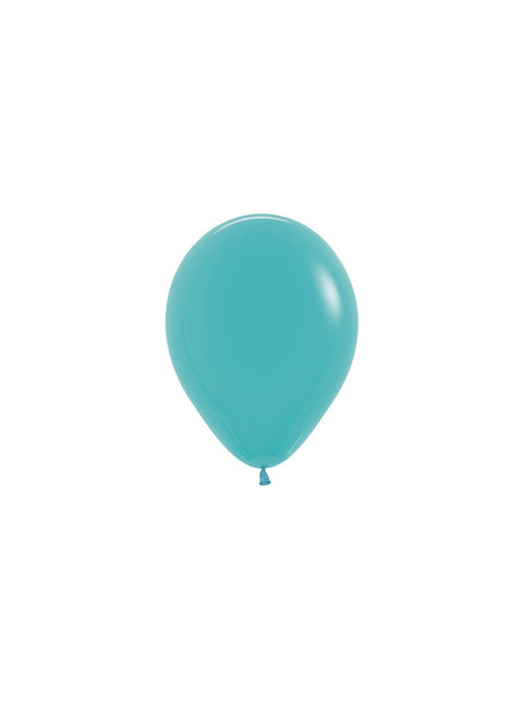 Ballons de baudruche bleu Caraïbes 12cm 50pcs