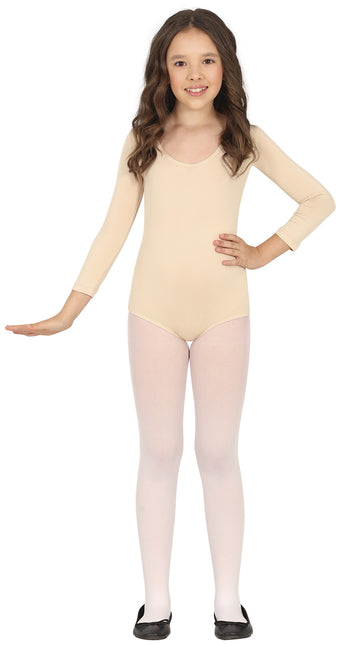 Justaucorps pour fille Beige