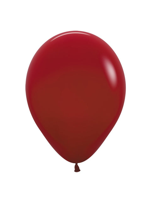 Ballons rouge impérial 25cm 50pcs