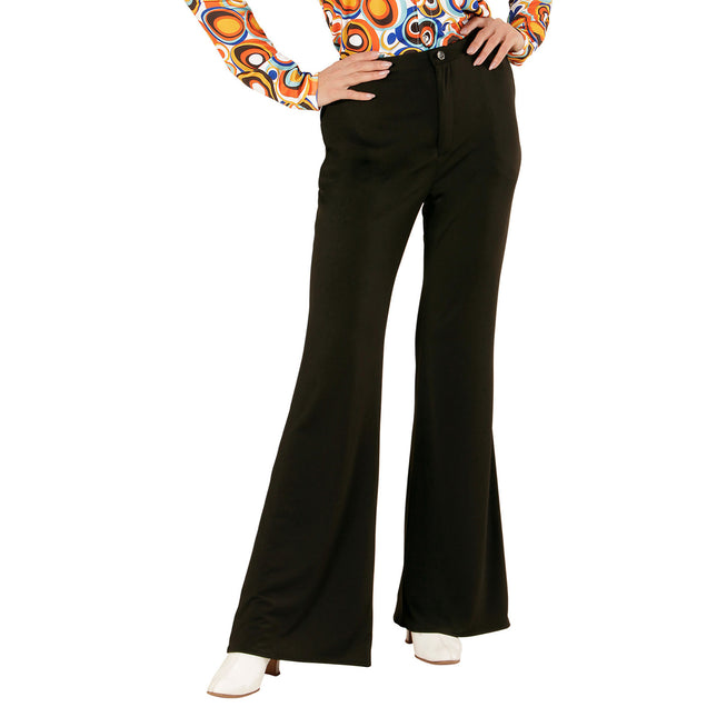 Pantalon Disco 70S Noir Dames