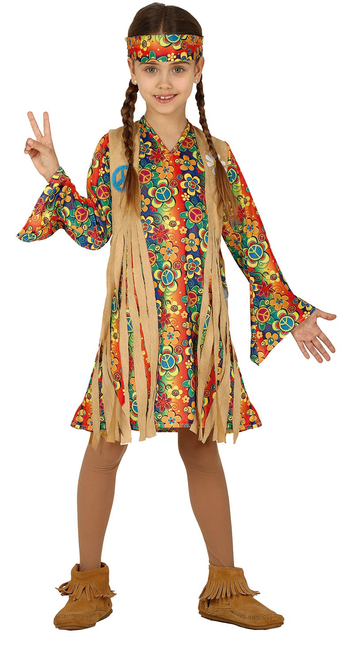 Costume Hippie Enfant Fleurs