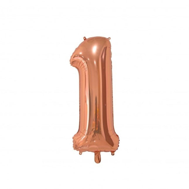 Ballon de baudruche Figure 1 Rose Gold 66cm