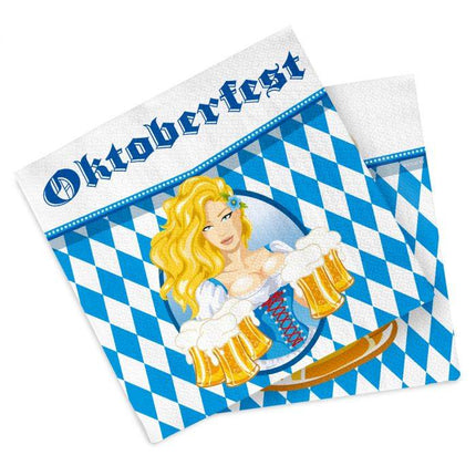 Serviettes de table Oktoberfest 33cm 20pcs