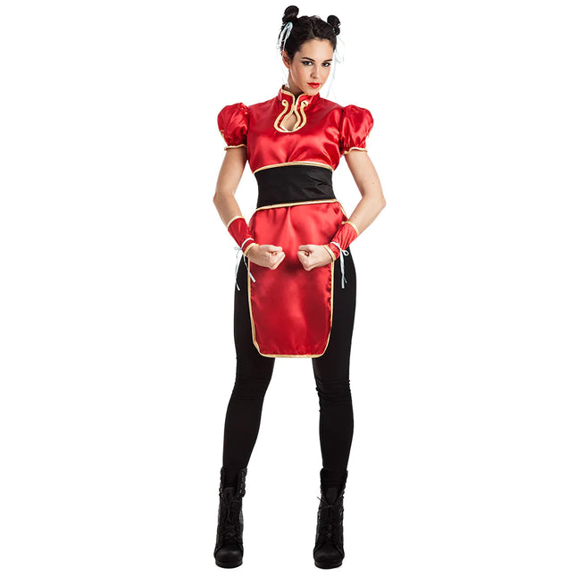 Costume Ninja Rouge Dames