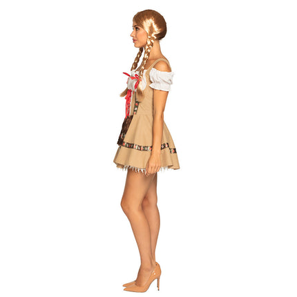 Robe Dirndl Oktoberfest Marron