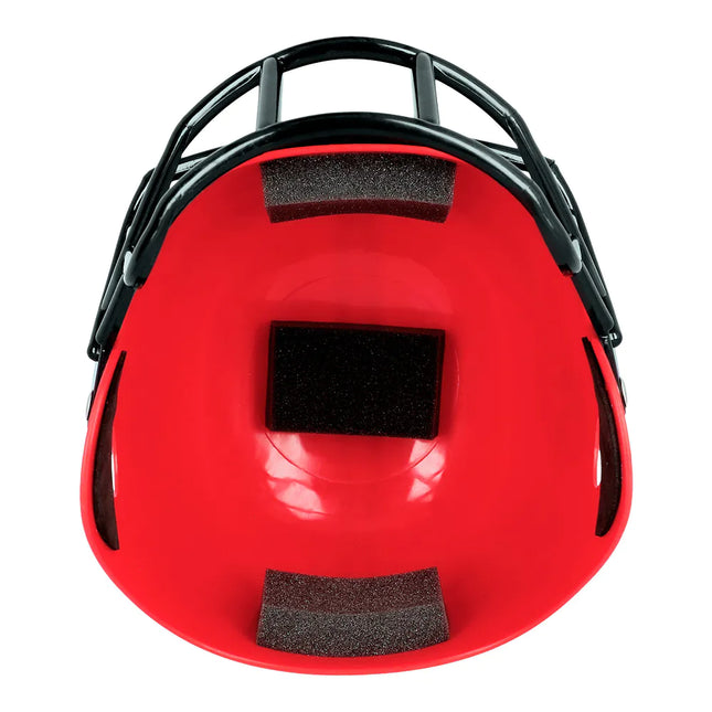 Casque de football américain rouge