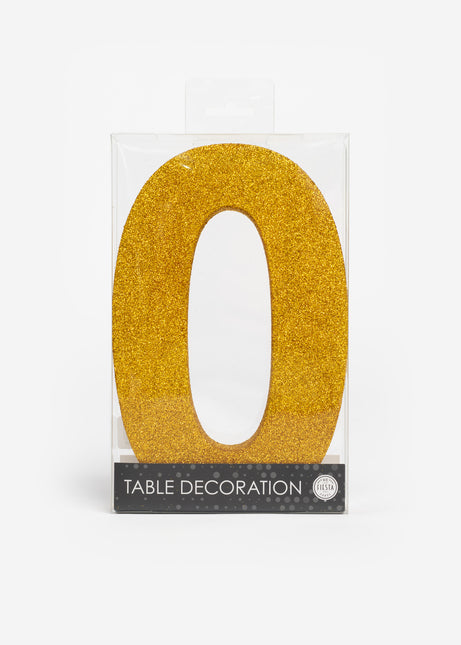 Décoration de table en or Figure 0 Glitter 20.5cm