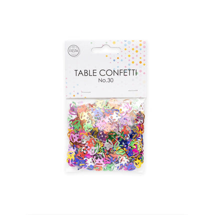 Confetti de table 30 ans Coloré