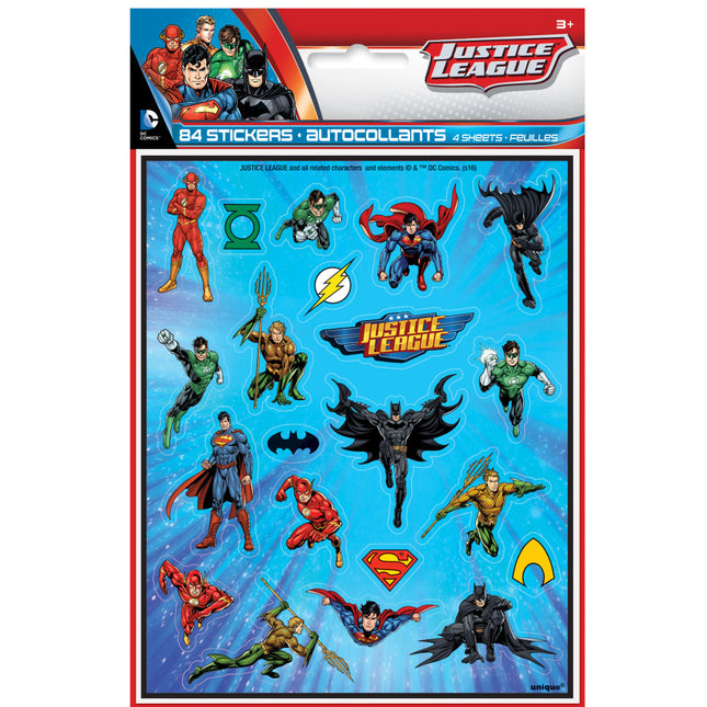 Autocollants Justice League 4pcs