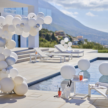 Arche de ballons de mariage