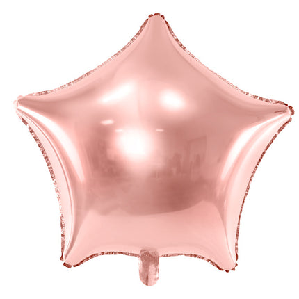 Ballon à hélium Star Rose Gold Shiny Empty 48cm