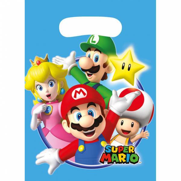 Sacs à partager Super Mario 23cm 8pcs