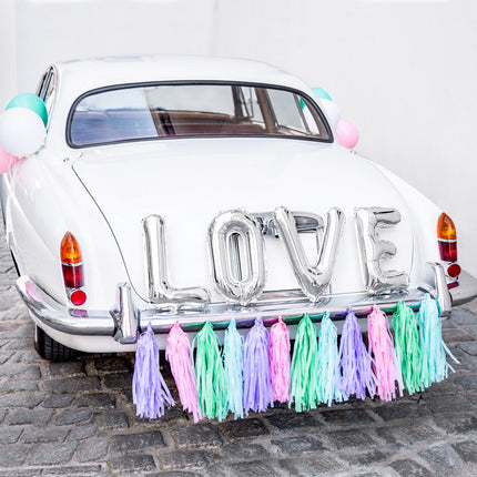 Set de décoration de voiture Wedding Love