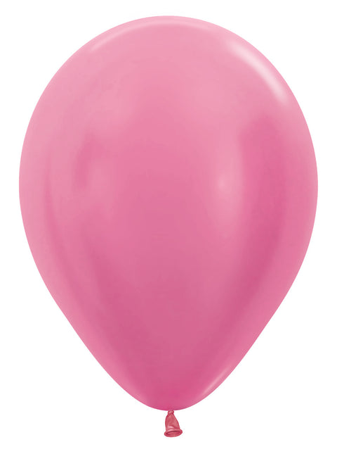 Ballons de baudruche Pearl Fuchsia 30cm 50pcs