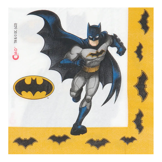 Serviettes Batman 33cm 20pcs