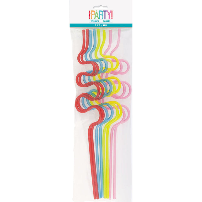 Pailles torsadées 36.5cm 8pcs