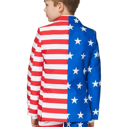 Costume drapeau des USA Garçon Suitmeister