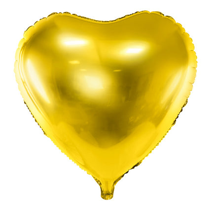 Ballon à l'hélium Heart Gold Empty 45cm