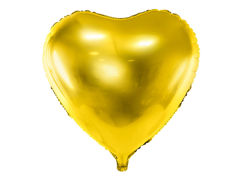 Ballon à l'hélium Heart Gold Empty 45cm