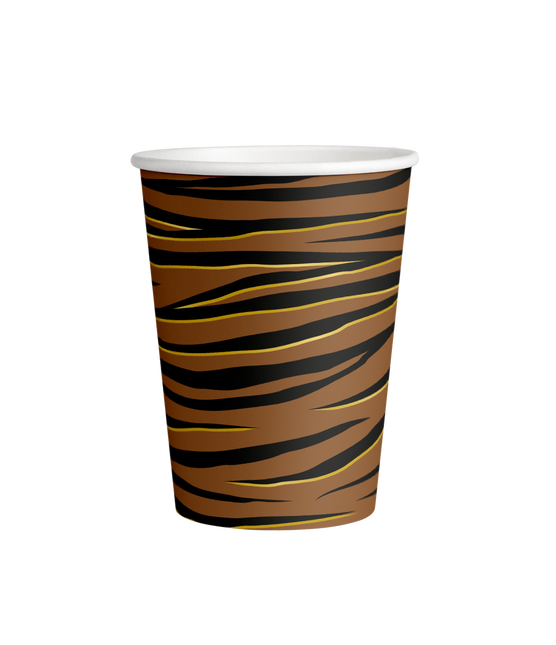 Tasses à tigre 250ml 8pcs