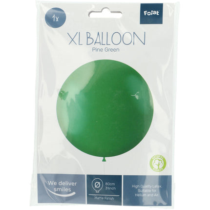 Ballon vert Pin vert 80cm