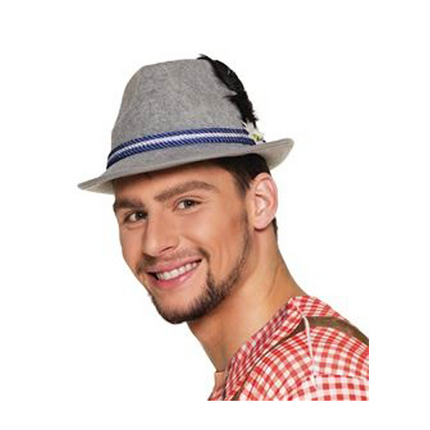 Chapeau Oktoberfest Tiroler Gris