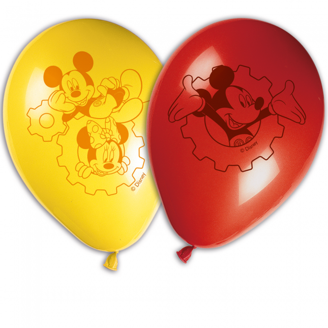 Ballons Mickey Mouse 28cm 8pcs