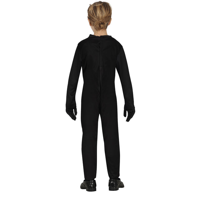 Costume d'Halloween Squelette Enfant Blanc Noir