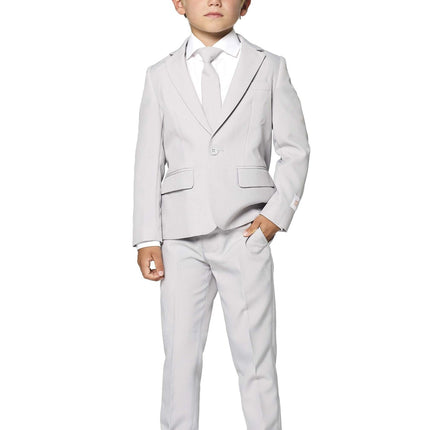 Garçon en costume gris OppoSuits