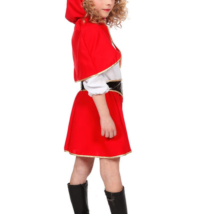 Costume de fille du petit chaperon rouge