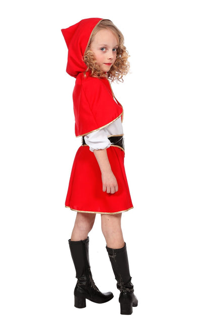 Costume de fille du petit chaperon rouge