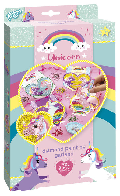 Peinture à la licorne et au diamant