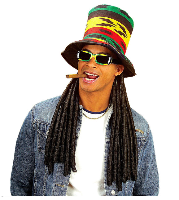 Chapeau Rasta avec Dreadlocks