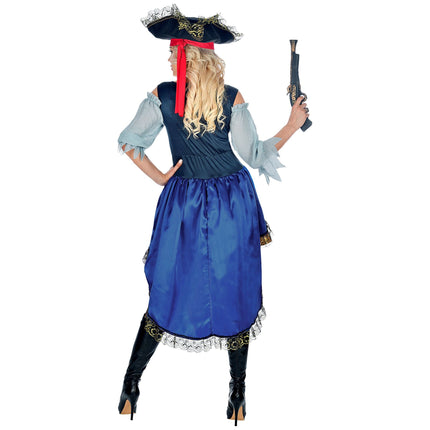 Robe Pirate Bleu Orange Dames