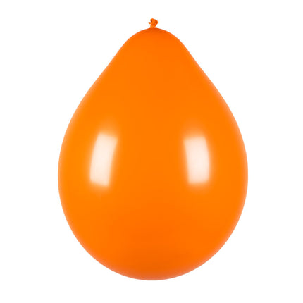 Ballons orange en latex 30cm 10pcs