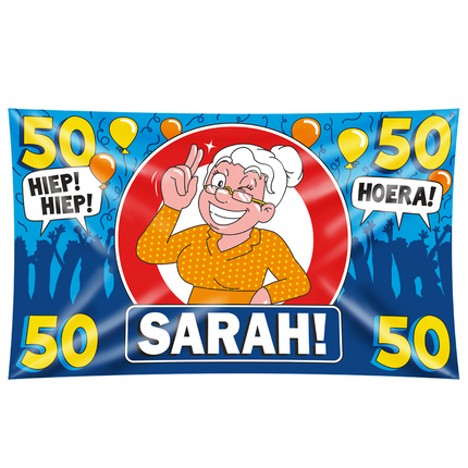 Sarah Wall Flag 50 Years Hurrah 1.5m